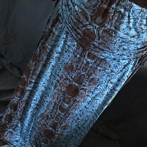 VENUS Snake Print Maxi Skirt XL